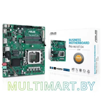 Материнская плата ASUS Pro H610T D4-CSM картинка 5